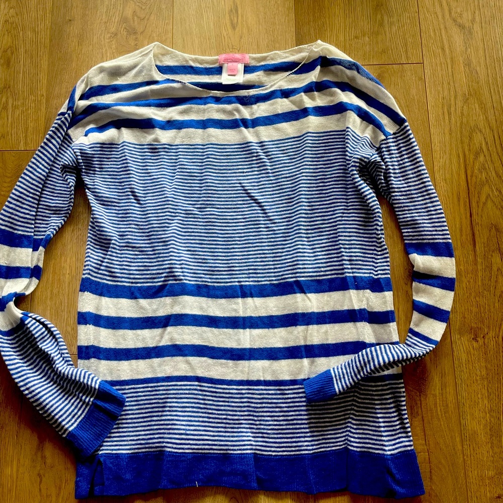 EUC Lilly Pulitzer lightweight sweater sz L